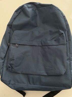 Navy Blue Metropack Backpack filled w/ school supplies
